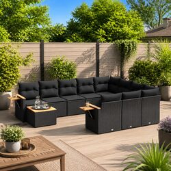 Premium 11 Piece Garden Sofa Set for Outdoor Comfort