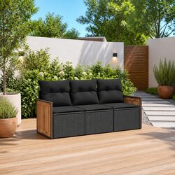 Premium 3-Piece Garden Sofa Set for Outdoor Comfort