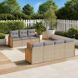 High-Quality 8 Piece Garden Sofa Set for Outdoor Use