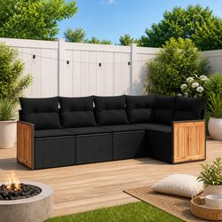 Premium 5-Piece Garden Sofa Set for Outdoor Relaxation