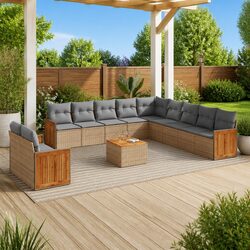 Premium 12 Piece Garden Sofa Set for Outdoor Comfort
