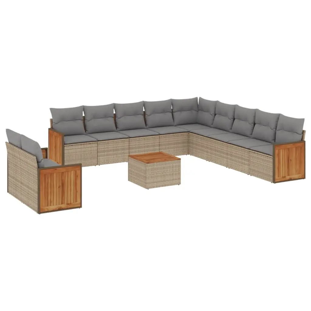 12 Piece Garden Sofa Set for Outdoor Comfort
