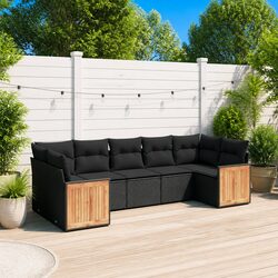 Quality 7 Piece Outdoor Garden Sofa Set with Cushions