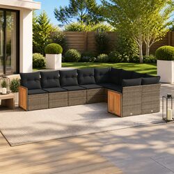 Premium 9-Piece Garden Sofa Set for Outdoor Relaxation