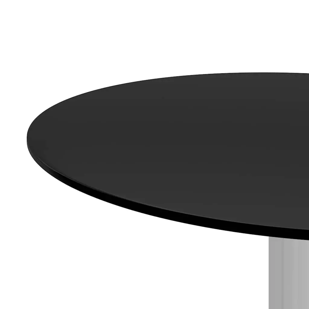Black Glass Top Coffee Table with Durable Build