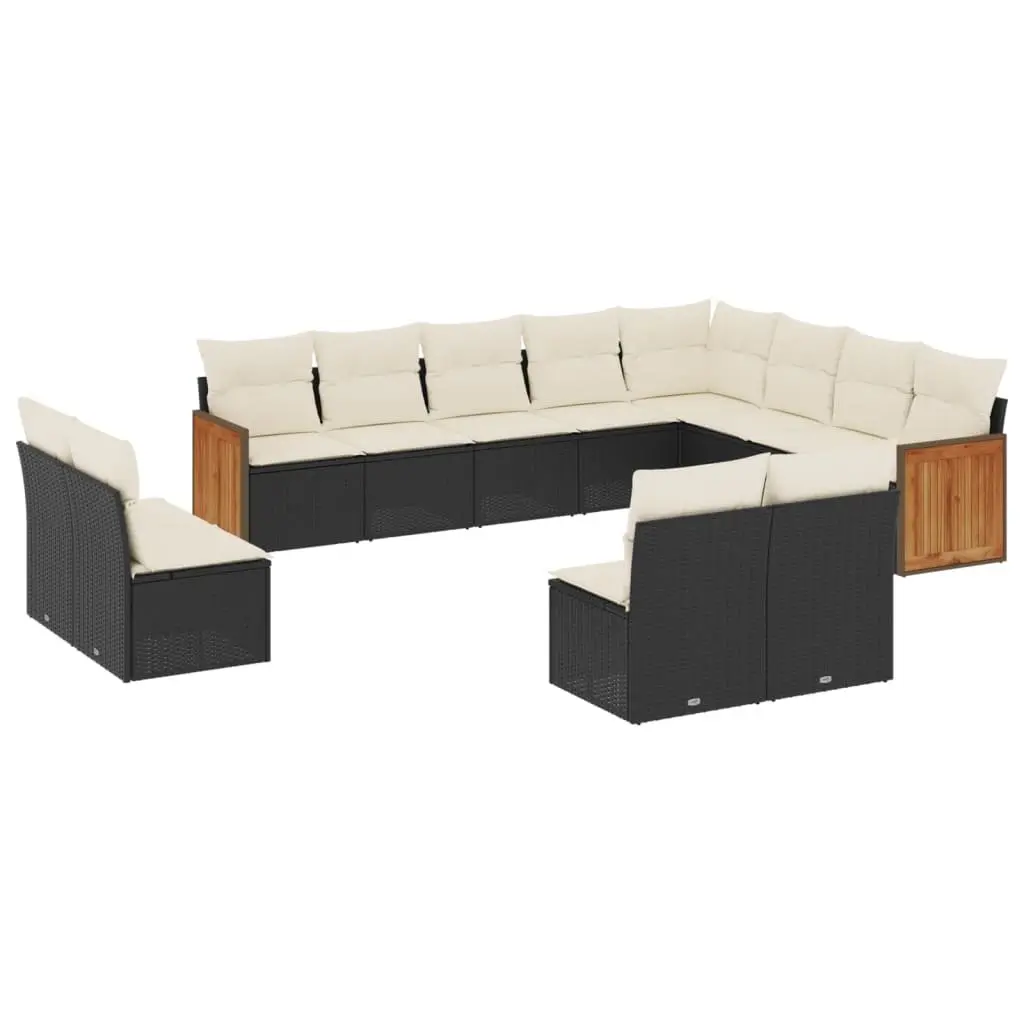12 Piece Garden Sofa Set with Cushions