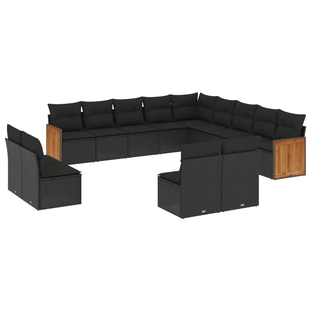 13 Piece Garden Sofa Set for Outdoors