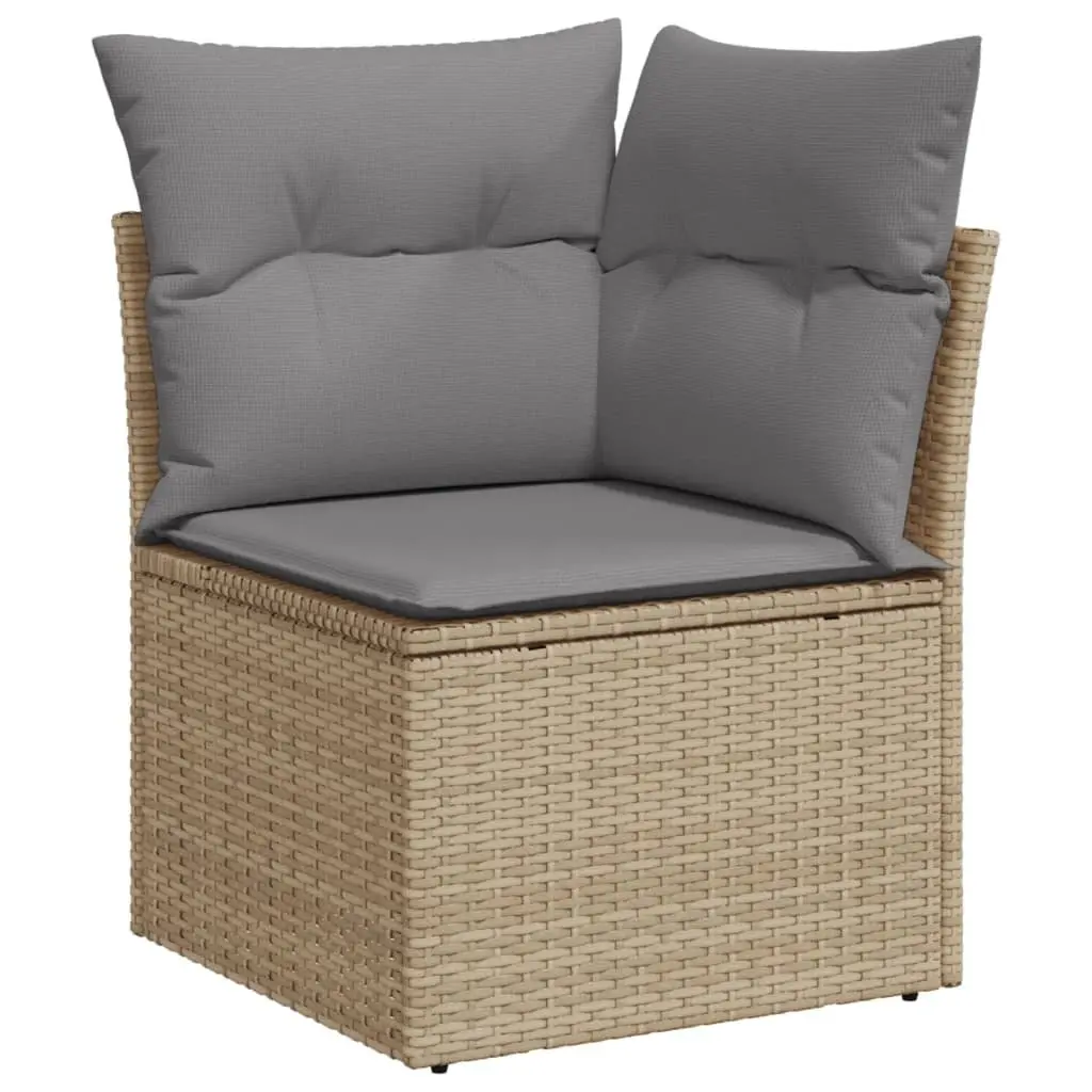 11 Piece Modular Garden Sofa Set with Cushions