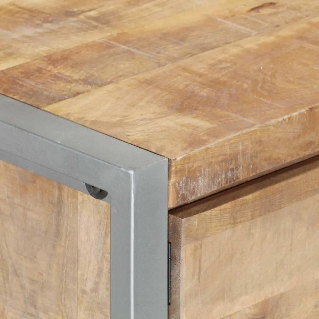Industrial-Style Coffee Table with Storage 95x50x40 cm