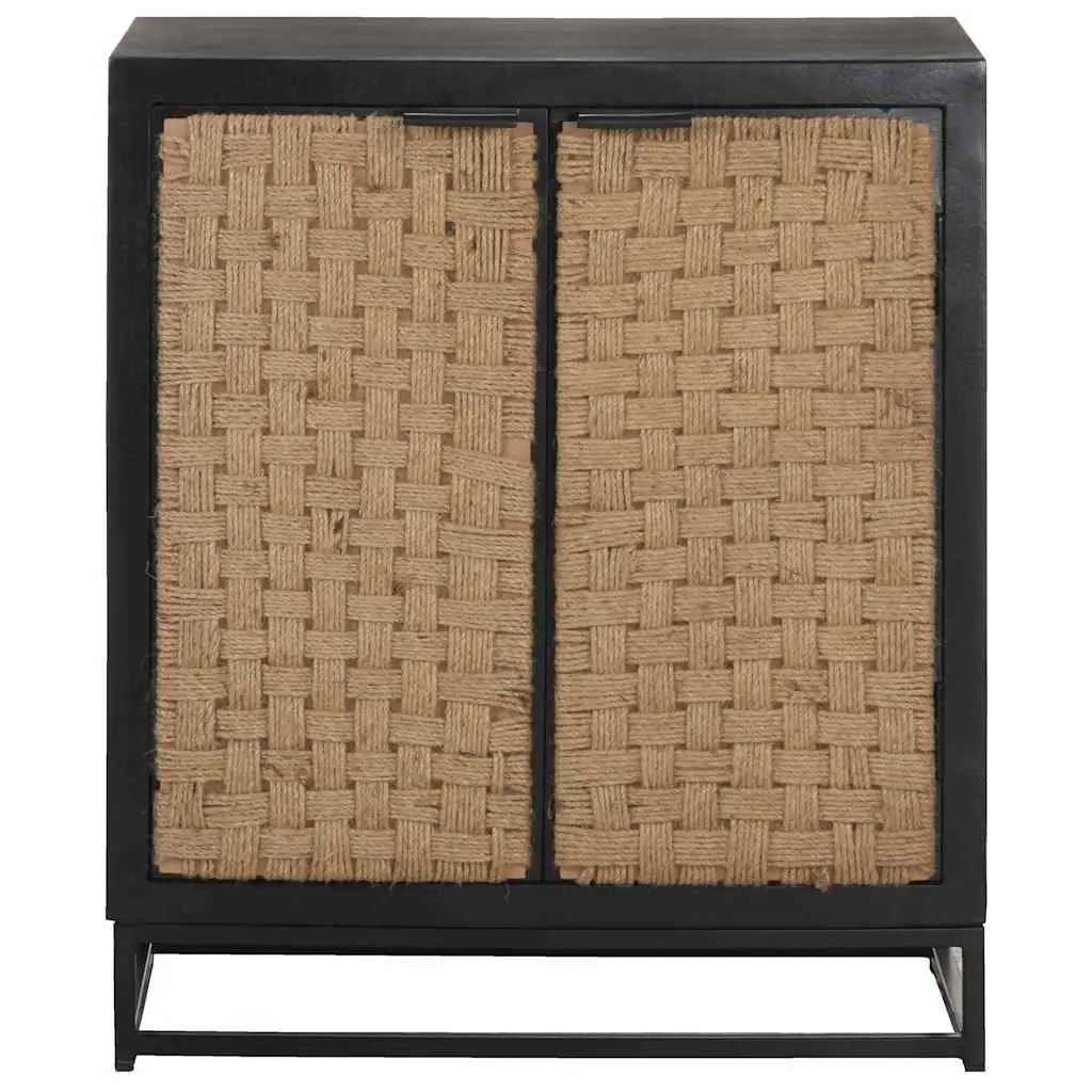 Industrial Solid Mango Wood Sideboard 60x35x70 cm