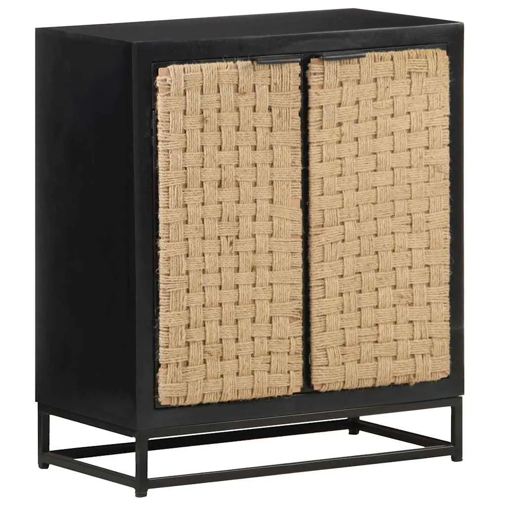 Industrial Solid Mango Wood Sideboard 60x35x70 cm
