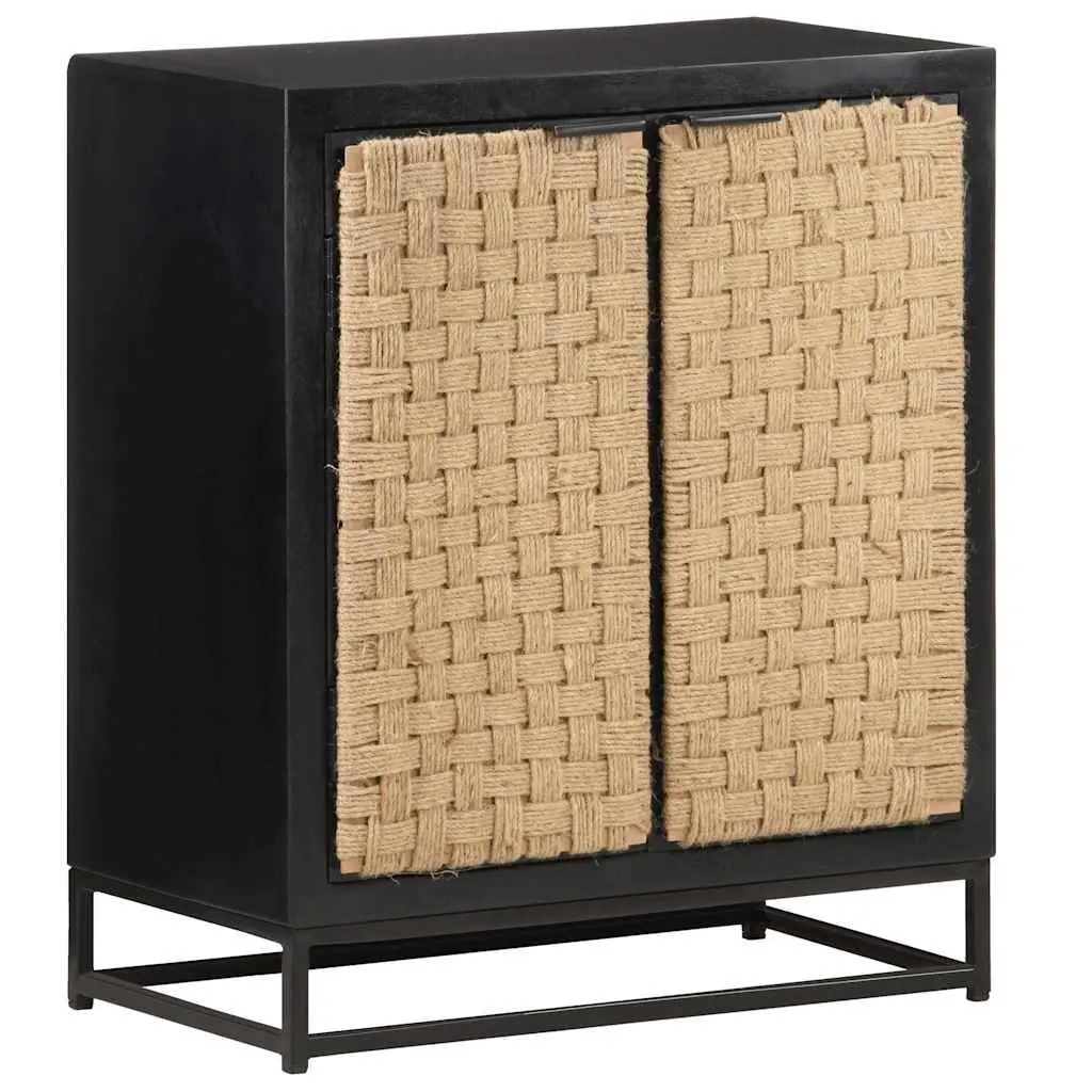 Industrial Solid Mango Wood Sideboard 60x35x70 cm