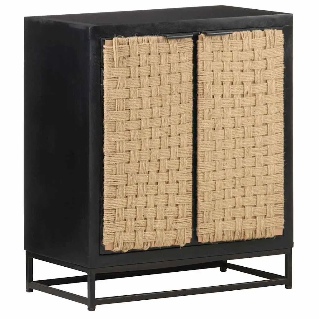 Industrial Solid Mango Wood Sideboard 60x35x70 cm