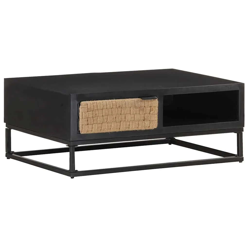 Coffee Table 90x60x35cm Storage Compartment Door Accent Living Room Furniture