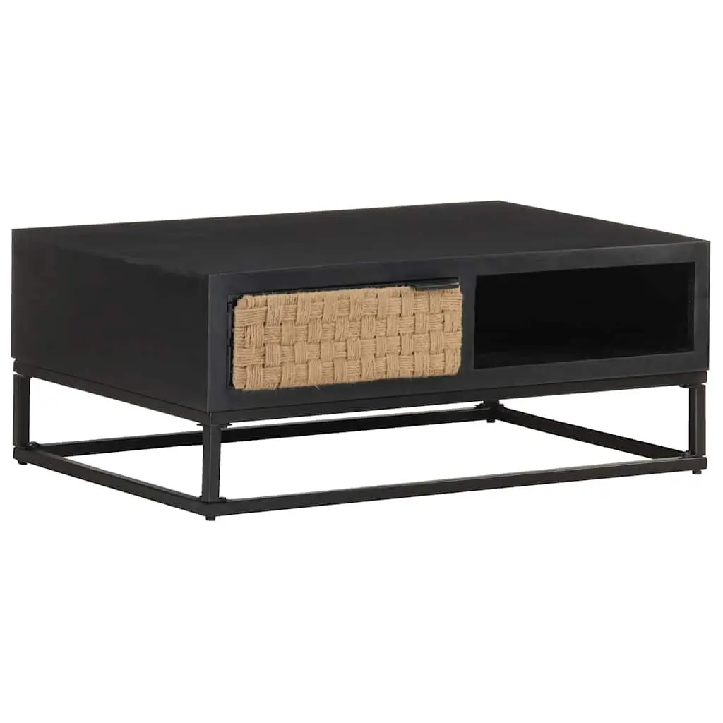 Coffee Table 90x60x35cm Storage Compartment Door Accent Living Room Furniture