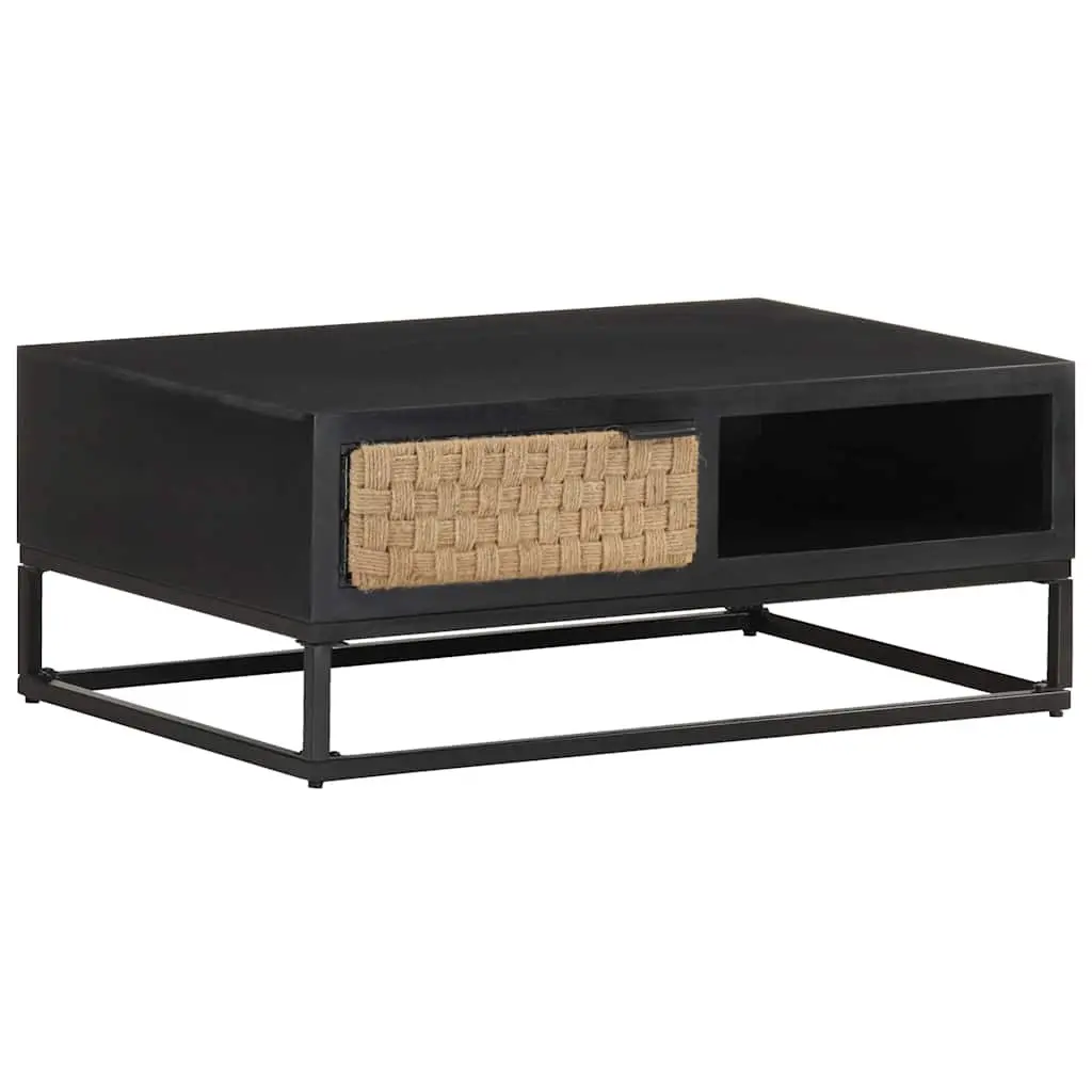 Coffee Table 90x60x35cm Storage Compartment Door Accent Living Room Furniture