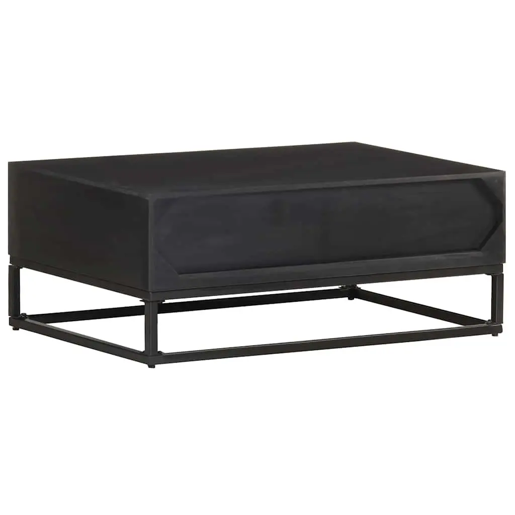 Coffee Table 90x60x35cm Storage Compartment Door Accent Living Room Furniture