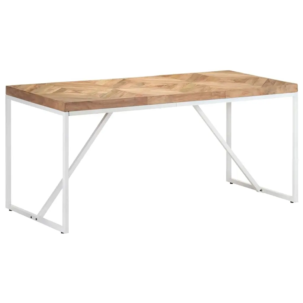 Solid Acacia and Mango Wood Dining Table 160x70x76cm
