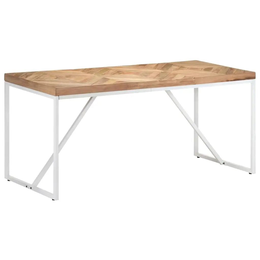 Solid Acacia and Mango Wood Dining Table 160x70x76cm