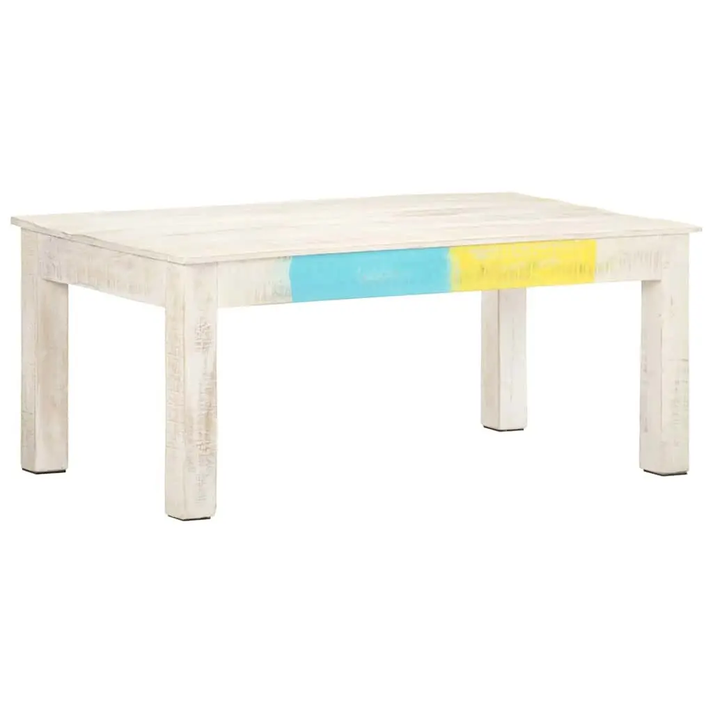 Solid Mango Wood Coffee Table 110x60x45 cm