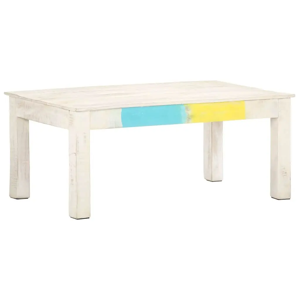 Solid Mango Wood Coffee Table 110x60x45 cm