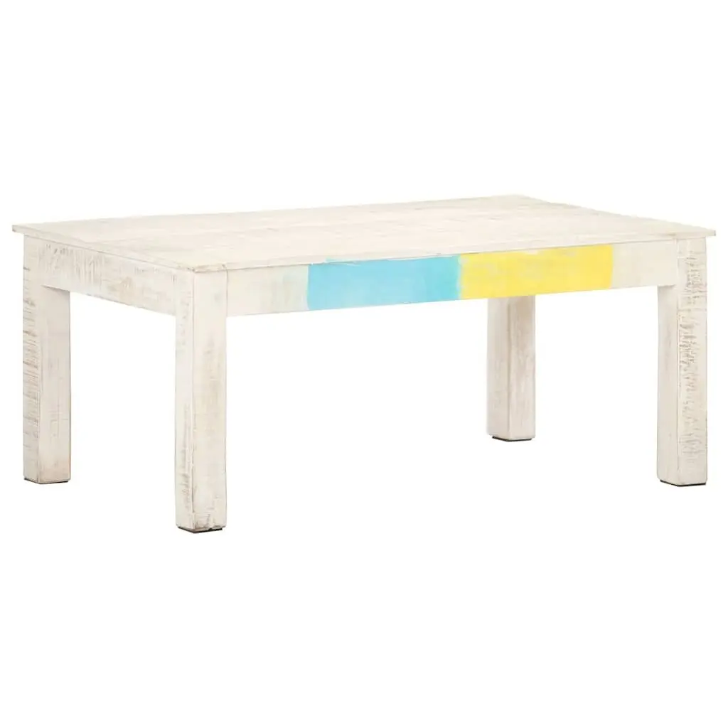 Solid Mango Wood Coffee Table 110x60x45 cm
