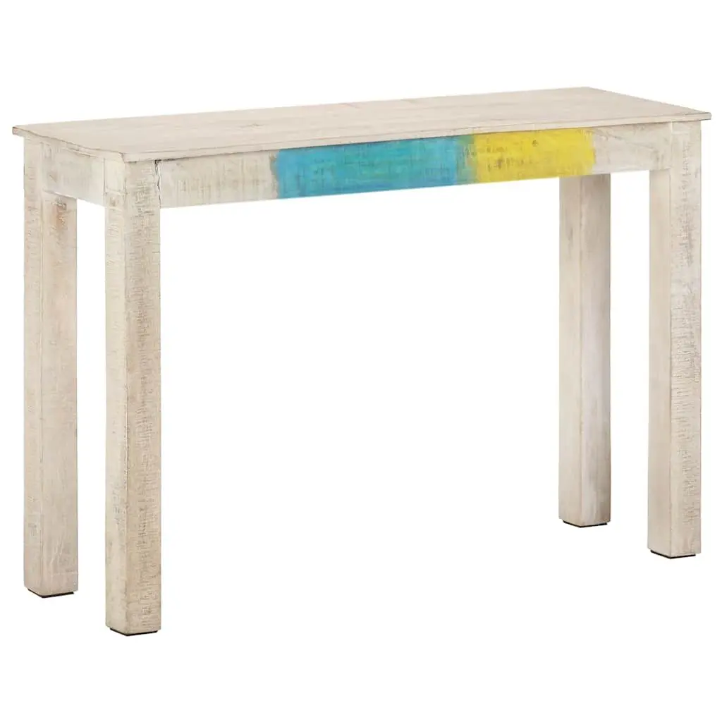 White Console Table 115x35x77cm for Accent Decor