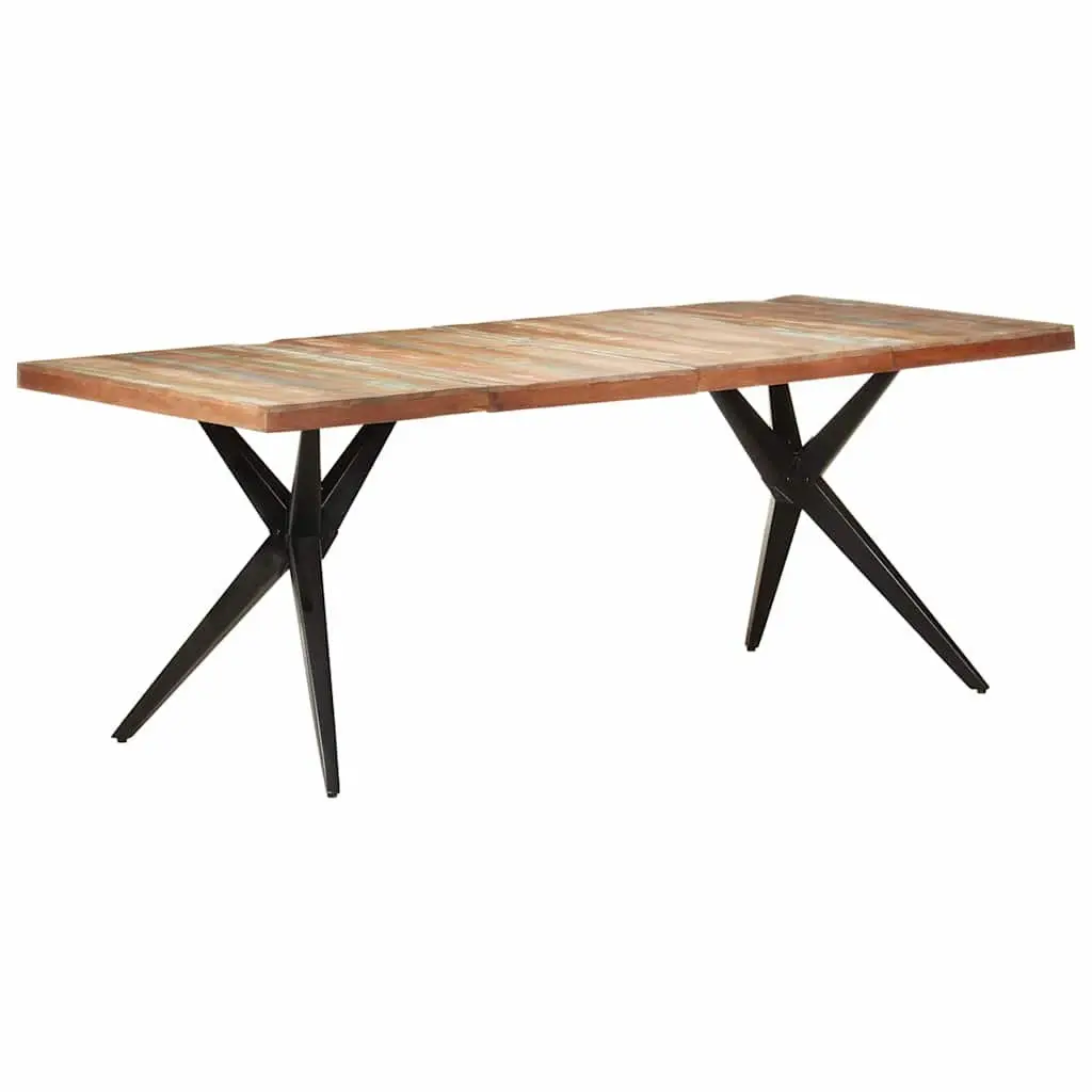 Dining Table 200x90x76cm Solid Reclaimed Wood