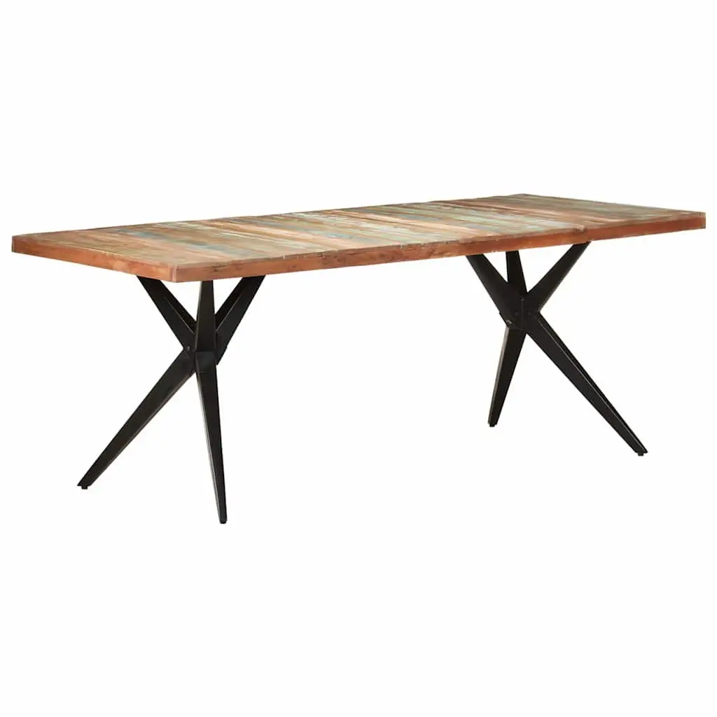 Dining Table 200x90x76cm Solid Reclaimed Wood