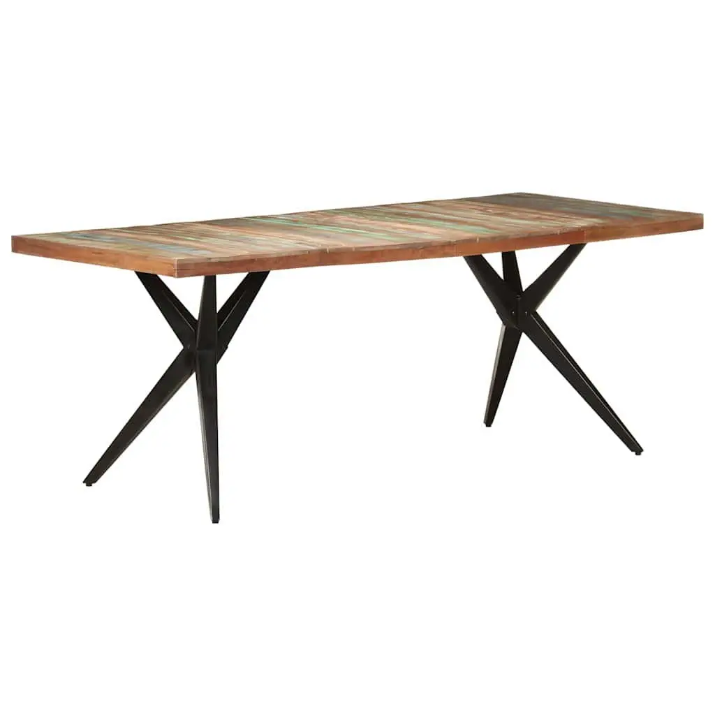 Dining Table 200x90x76cm Solid Reclaimed Wood