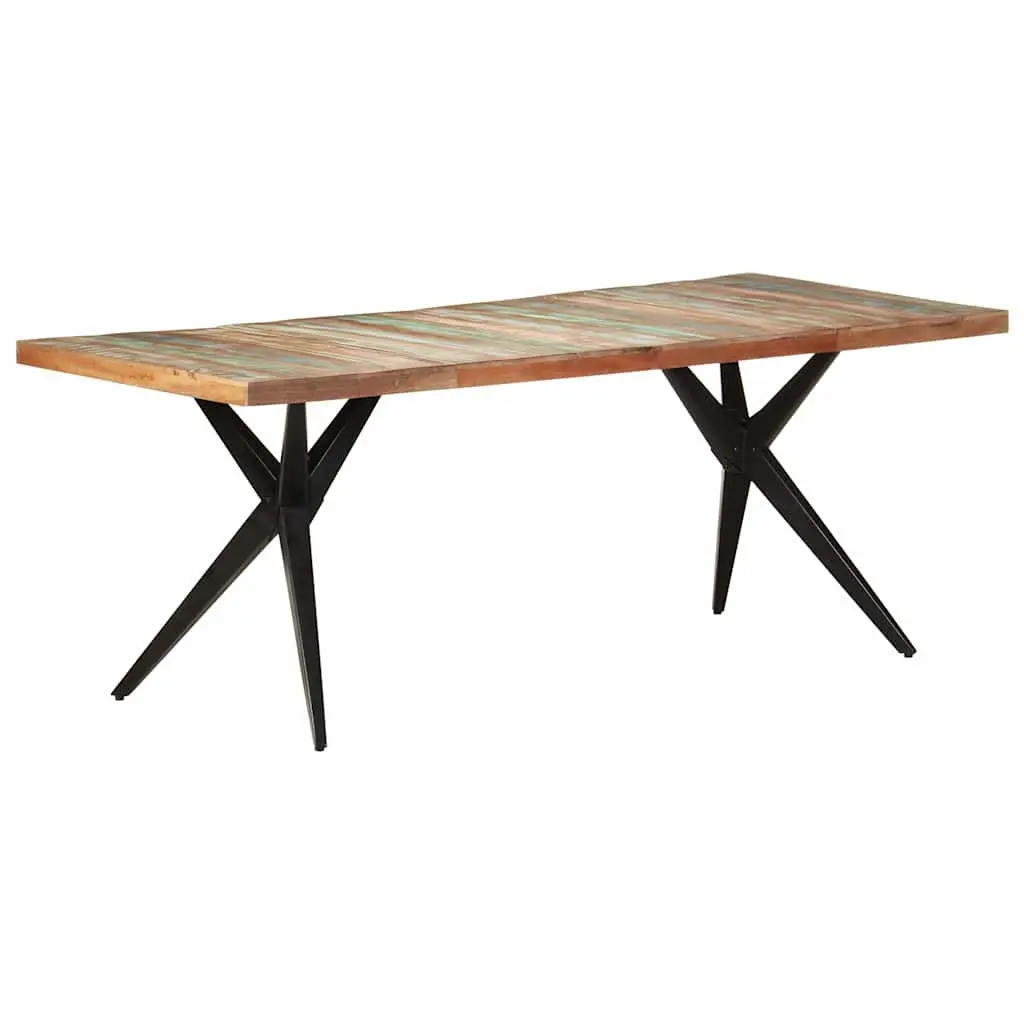 Dining Table 200x90x76cm Solid Reclaimed Wood