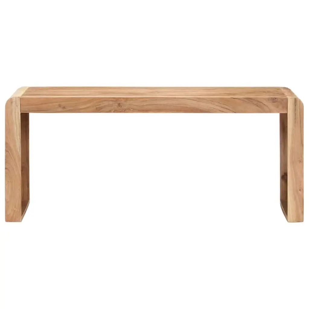 Solid Acacia Wood Dining Bench 110x38x46cm