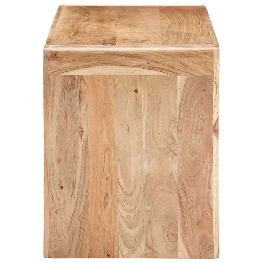 Solid Acacia Wood Dining Bench 110x38x46cm
