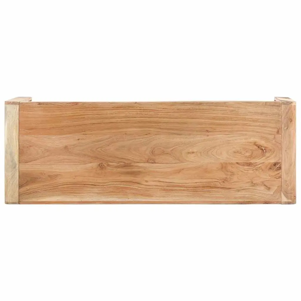 Solid Acacia Wood Dining Bench 110x38x46cm