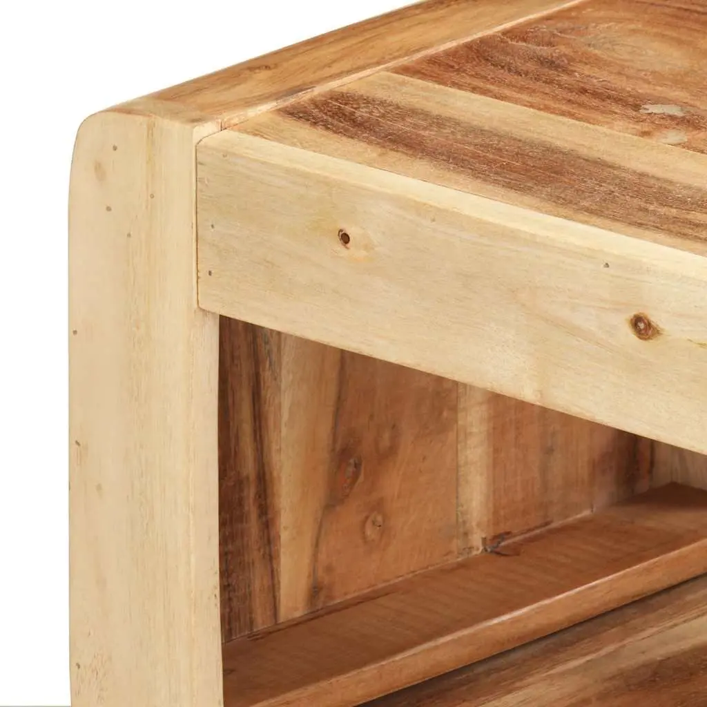 Industrial TV Cabinet with Solid Wood Build
