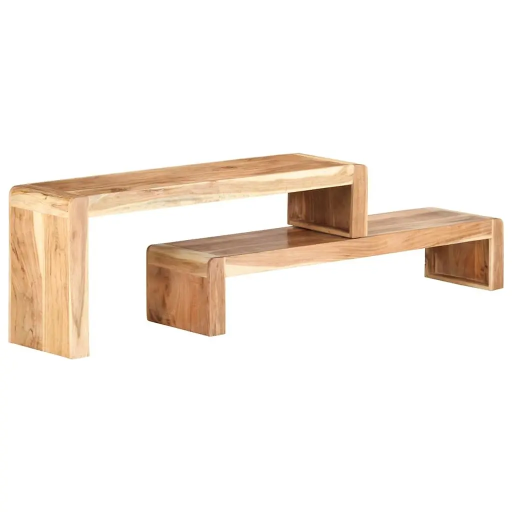 Industrial TV Cabinet with Solid Wood Build