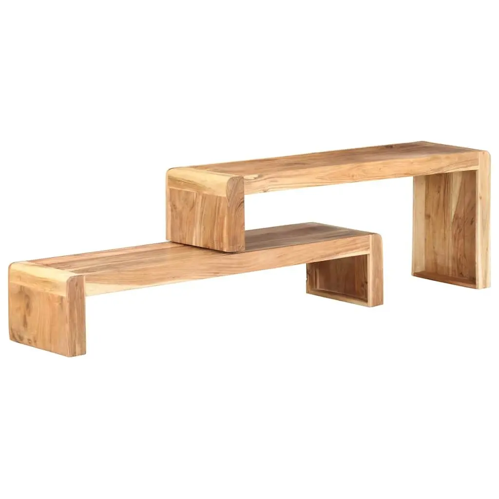 Industrial TV Cabinet with Solid Wood Build