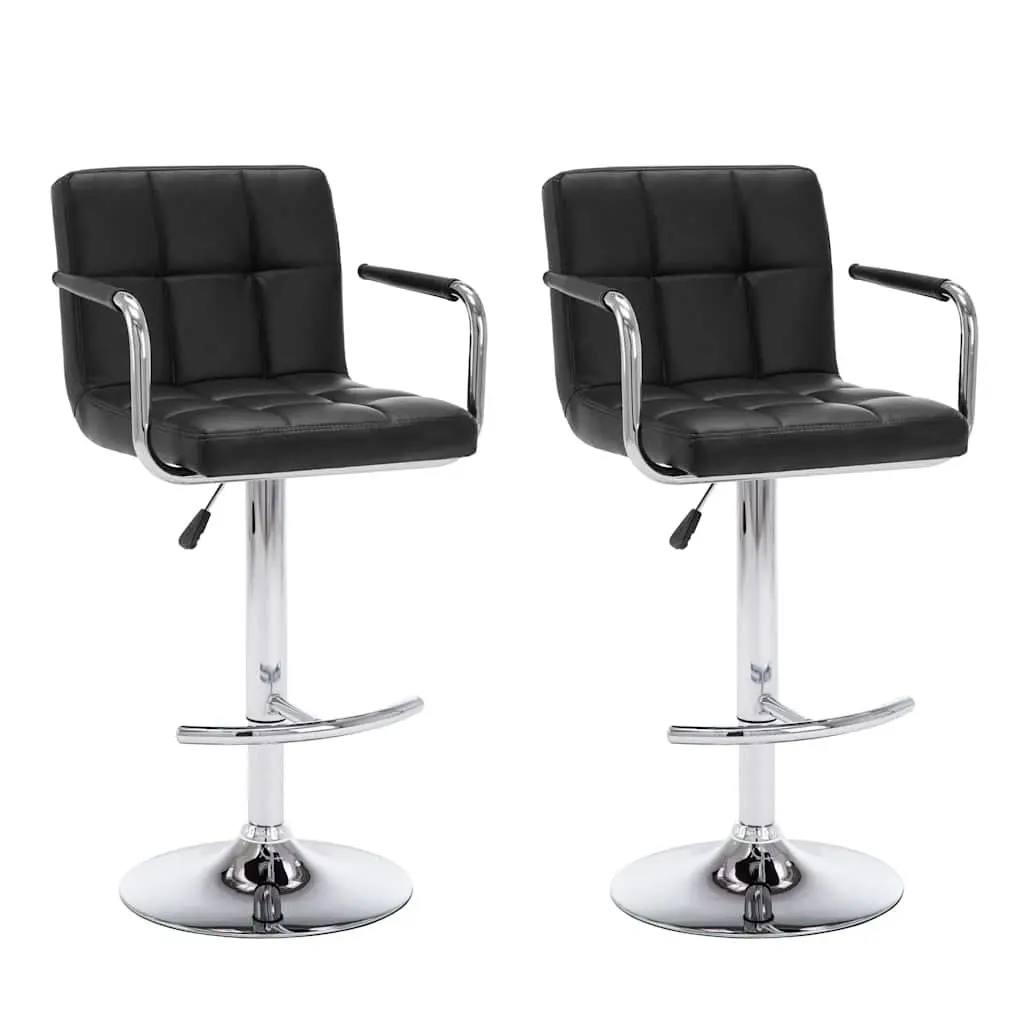 Bar Stools Set of 2 with Adjustable Height