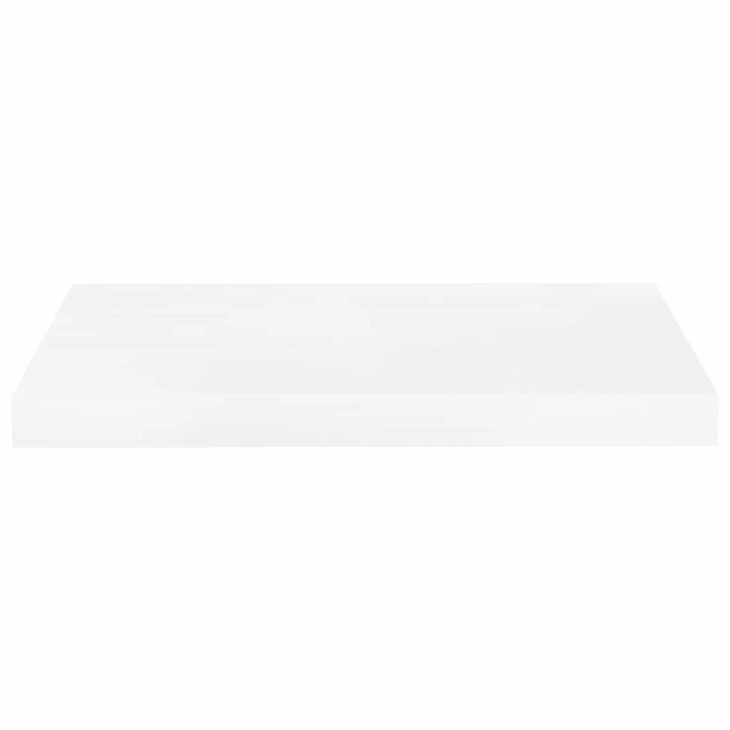 White Floating Wall Shelf with Invisible Mounting