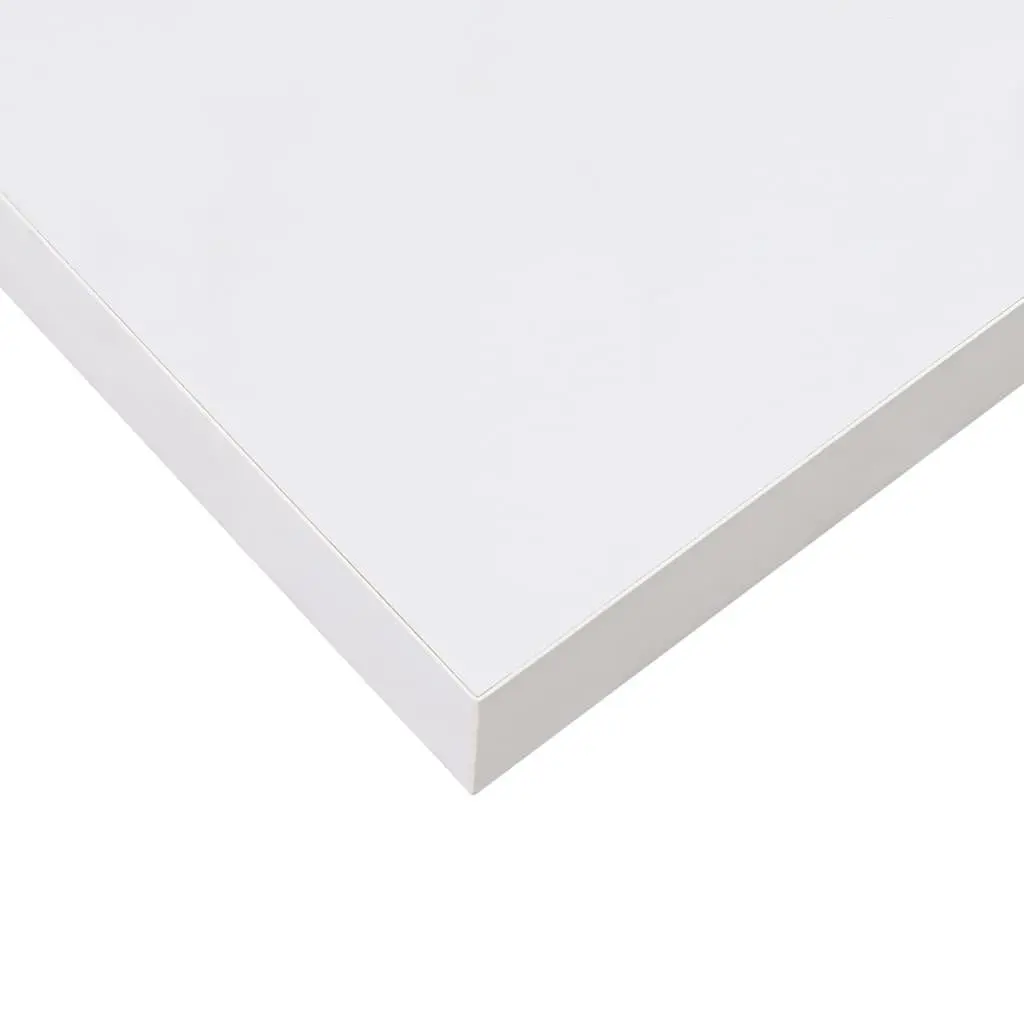 Floating Wall Shelves 2 pcs High Gloss White Display Ledge Storage Home Decor