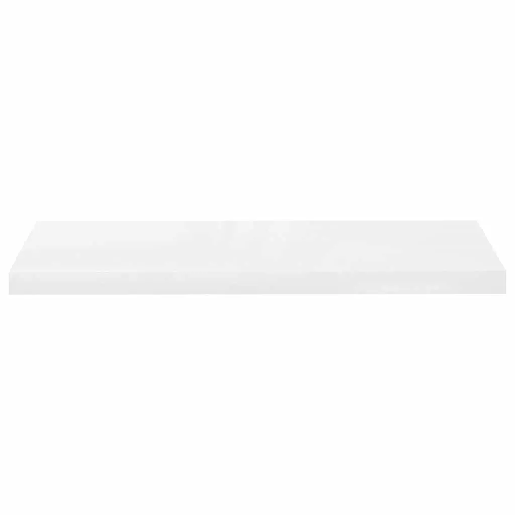 Floating Wall Shelf Honeycomb MDF 80 x 23.5 x 3.8 cm White