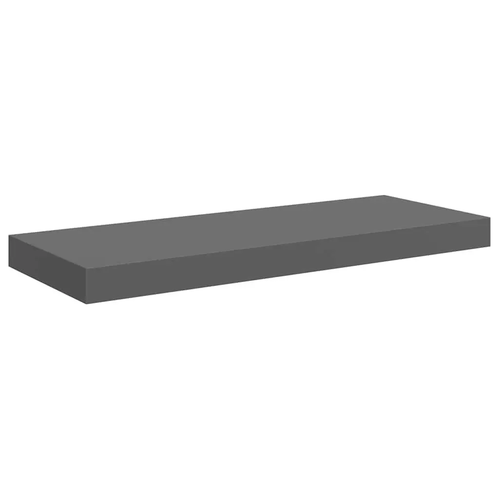 Grey Honeycomb Wall Shelf with Metal Frame for Display