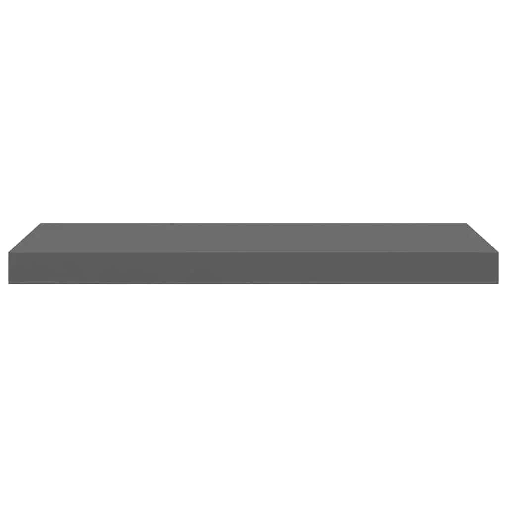 Grey Honeycomb Wall Shelf with Metal Frame for Display