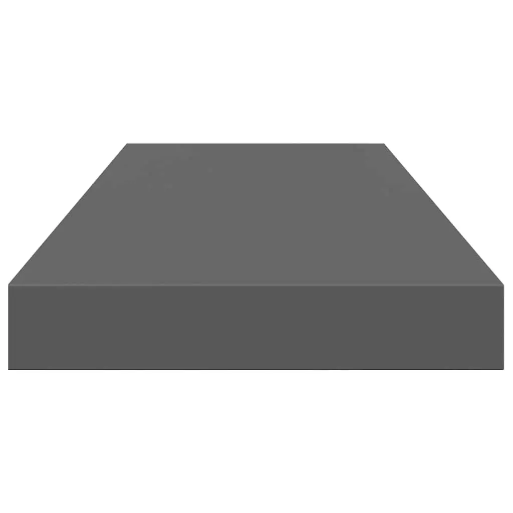 Floating Wall Shelves Set of 2 in Grey