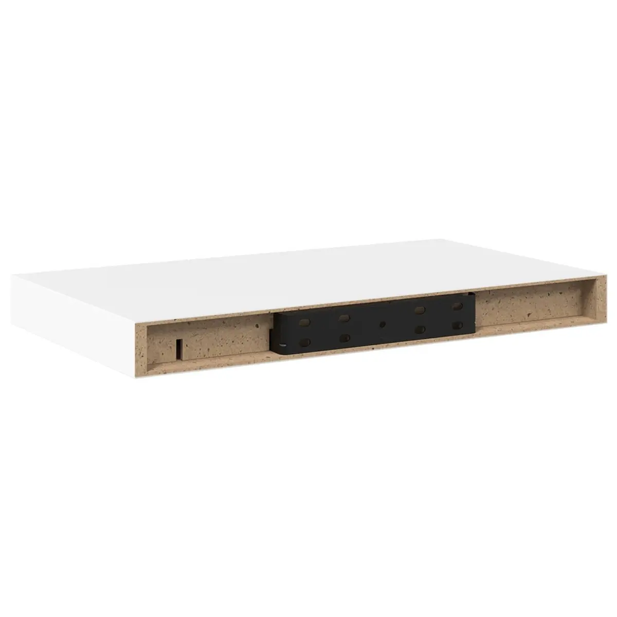 White Floating Wall Shelf for Home Décor 40x23.5cm