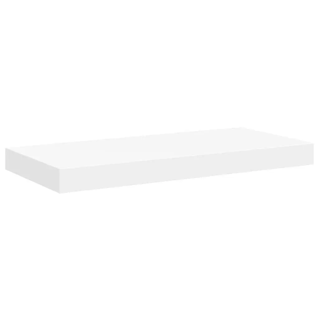 Floating Wall Shelf White Display Ledge Storage Rack Home Decor Organiser