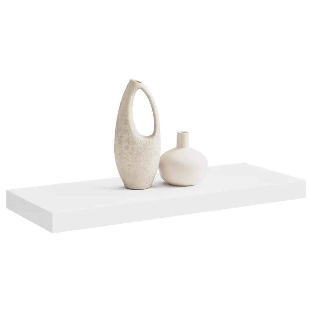 White Floating Wall Shelf for Home Display