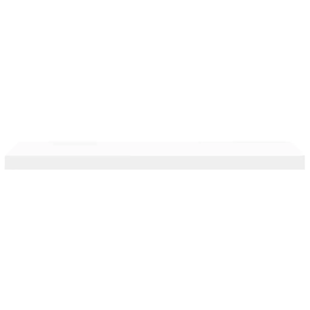 Floating Wall Shelves Set of 2 in White