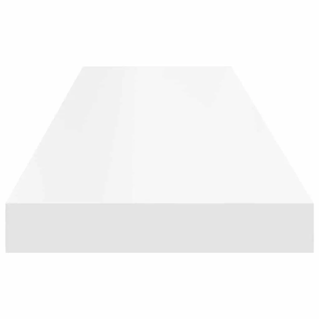 Floating Wall Shelves Honeycomb MDF 90 x 23.5 x 3.8 cm White 2 Piece