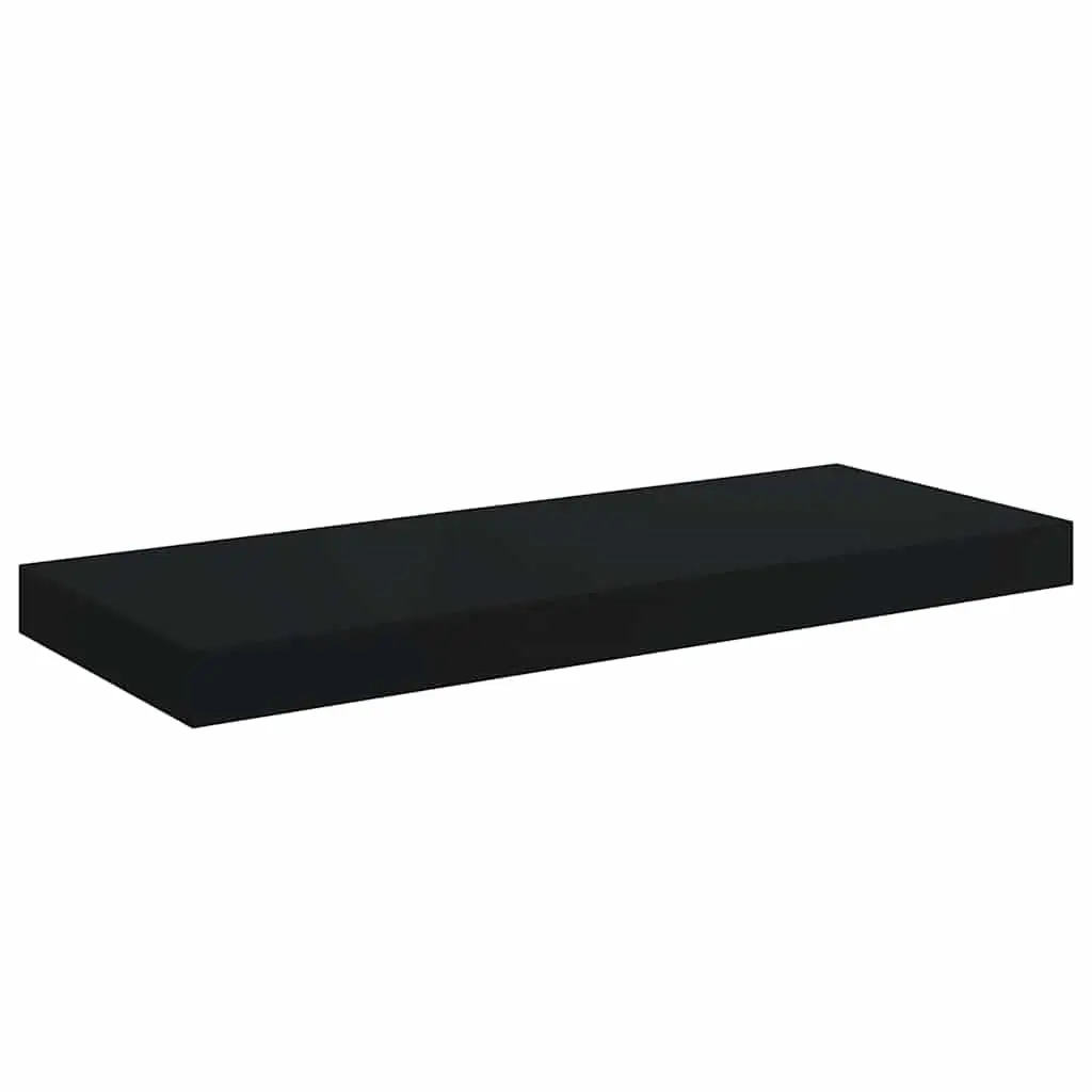 Wall Shelves Floating Display Shelves 2 Pieces Black 60x23.5x3.8cm Home Decor